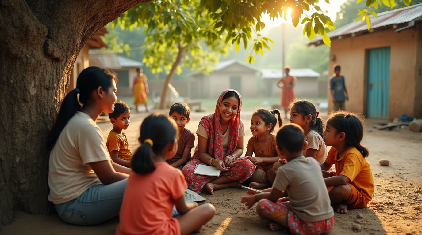 Education Program - Children learning in a classroom